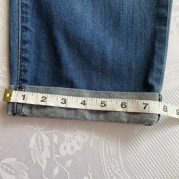 Levi’s Blue Capri Denim Jeans Pants Women’s Size 14 Foldable Bottoms Slim-Fit - Picture 16 of 16